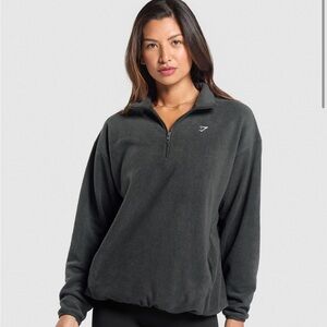 Women's Black Fleece Pullover by Gymshark
